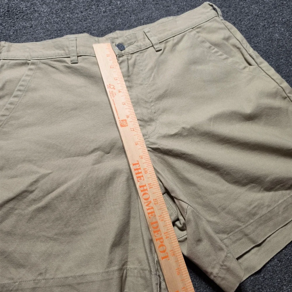 Vintage Patagonia Stand Up Shorts Tan Khaki Mens 34 Organic Cotton Canvas Hiking